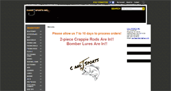 Desktop Screenshot of candjsportsinc.com